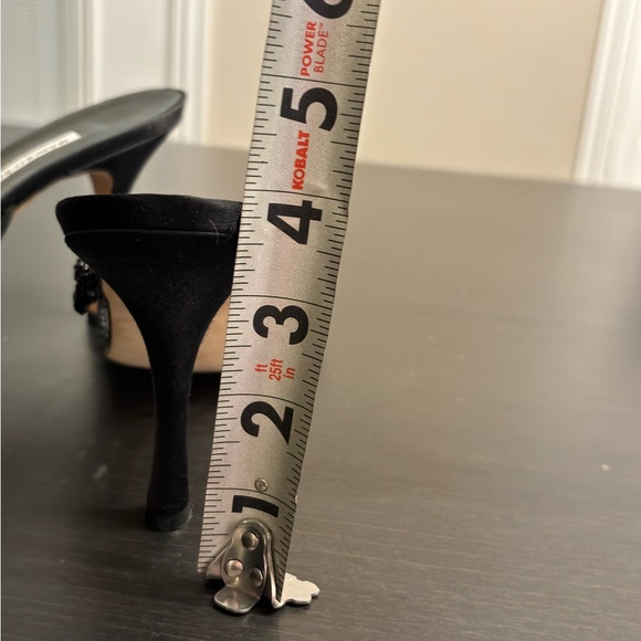 Manolo Blanhik Beaded Mules. - Picture 6 of 7